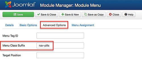суффикс класса меню